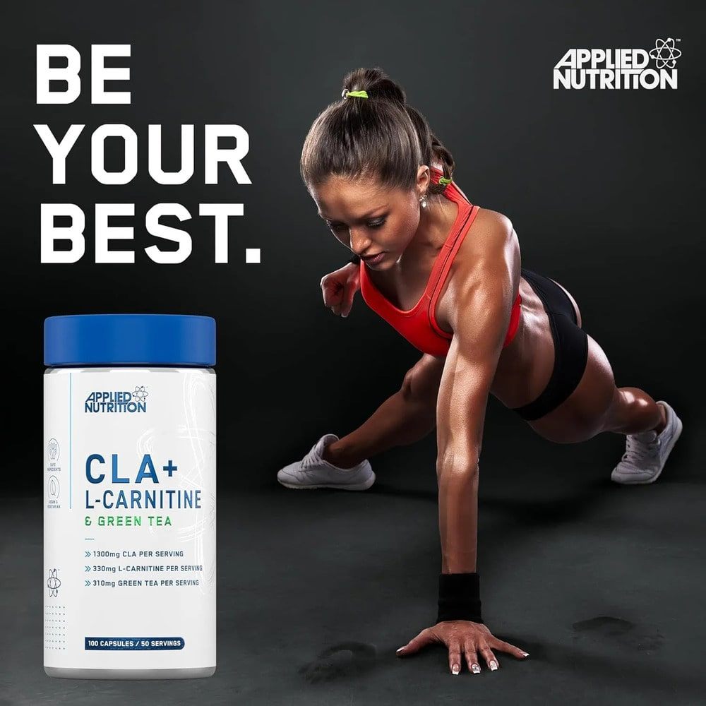 Applied Nutrition CLA L-Carnitine Green Tea hỗ trợ đốt calo