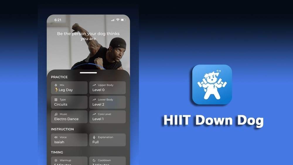 App Down Dog Hiit với nhiều bài tập Hiit