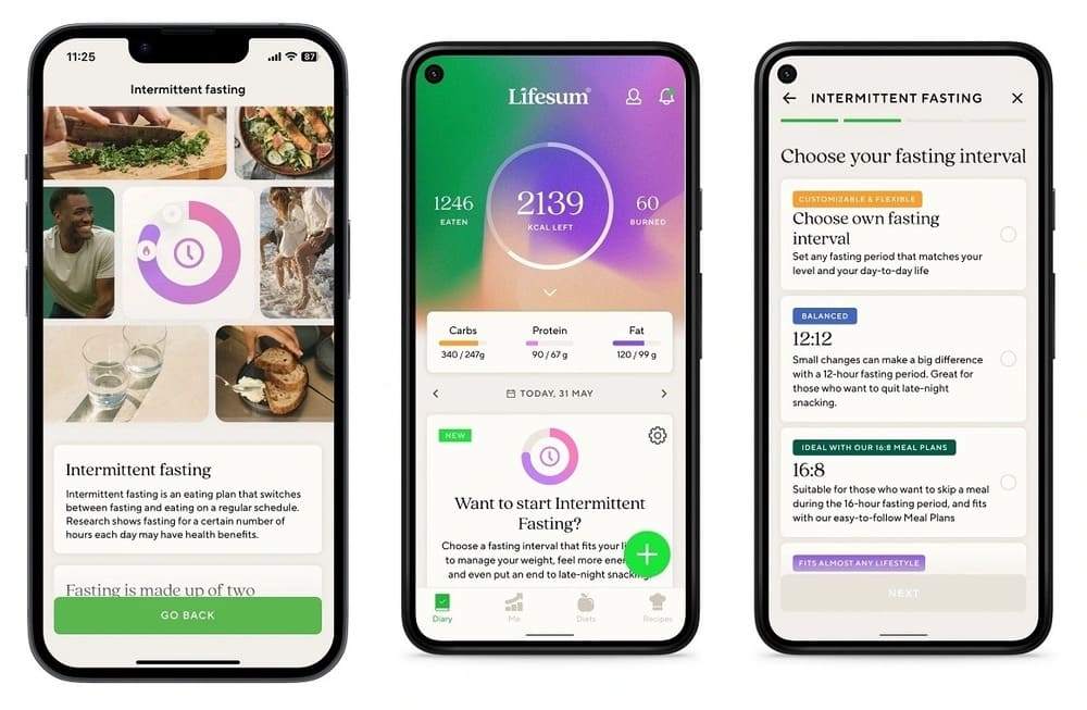 Ứng dụng Lifesum nổi bật với chế độ ăn đa dạng
