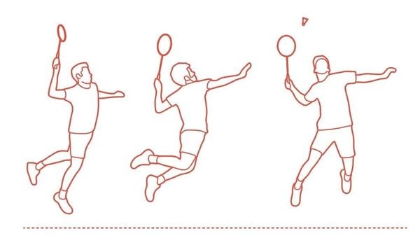 Tư thế đập cầu đúng chuẩn