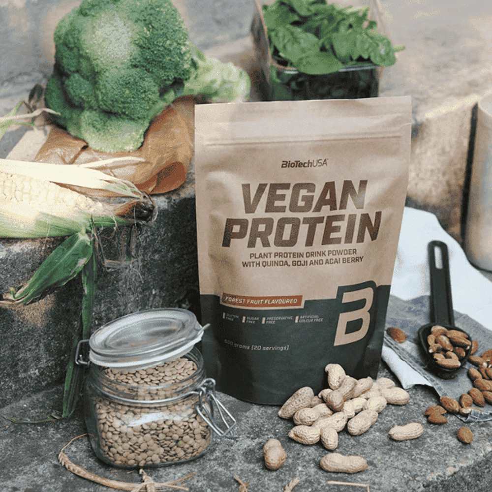 Bột protein thực vật BioTech USA Vegan Protein 500g tinh khiết