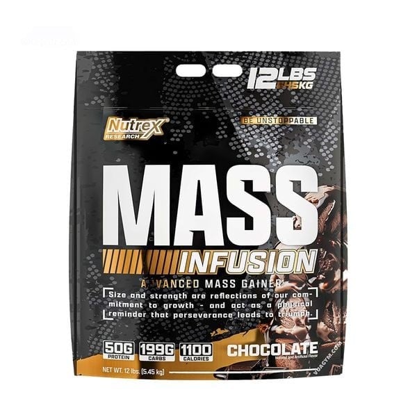 Sữa tăng cân whey Nutrex Mass Infusion 5.54KG
