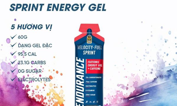 Gel năng lượng bổ sung năng lượng,&nbsp;chất điện giải&nbsp;hỗ trợ hiệu suất&nbsp;tập luyện