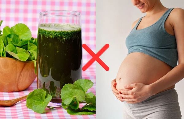 Phụ nữ đang mang thai không nên uống nước ép rau má để đảm bảo sức khỏ