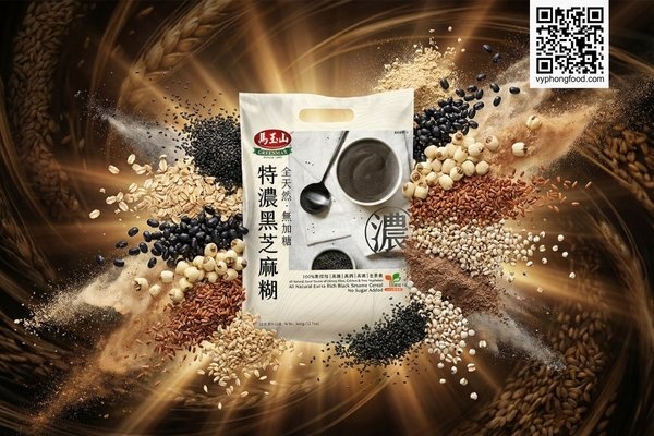 Bột ngũ cốc dinh dưỡng từ mè đen và các loại hạt Greenmax Đài Loan - Giải pháp hỗ trợ tiêu hóa, ngủ ngon và chắc xương cho người cao tuổi, nhập khẩu chính hãng bởi Vy Phong Food.