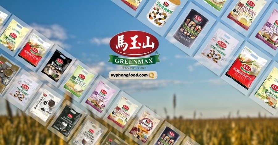 Illustration of how to use Greenmax Taiwan multigrain porridge, showing preparation steps for a quick and nutritious whole-grain meal.