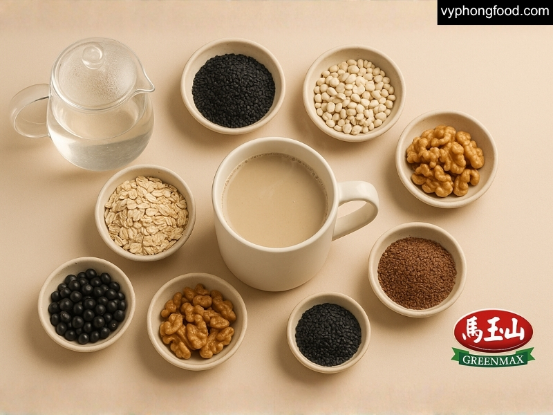 Hình minh họa Những triệu chứng thiếu hụt Vitamin B12 ở người ăn chay: da tái nhợt hoặc ám vàng, mệt mỏi uể oải, tê bì tay chân, viêm lưỡi, thở dốc chóng mặt và mờ mắt liên quan thần kinh thị giác; khuyến nghị nhận diện sớm, tầm soát và bổ sung B12 an toàn với bột ngũ cốc dinh dưỡng Greenmax.