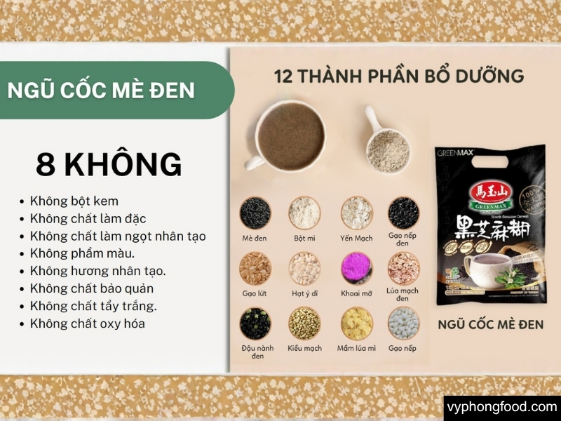 hình ảnh ngũ cốc nguyên chất 5 loại đậu greenmax đài loan gồm đậu đỏ, đậu xanh, đậu nành, đậu đen và đậu trắng, cung cấp protein, chất xơ và vitamin tự nhiên tốt cho sức khỏe, phù hợp cho bữa sáng lành mạnh