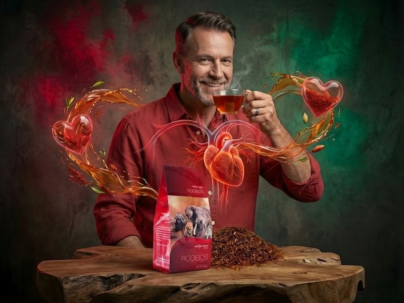 Tổng hợp 5 USP độc quyền của Hồng trà Rooibos Nam Phi thương hiệu African Dawn: 1. Hoàn toàn không chứa Caffeine tự nhiên; 2. Chứa chất chống oxy hóa độc quyền Aspalathin; 3. Chỉ dẫn địa lý (PDO) vùng Cederberg; 4. Thương hiệu đạt giải Ngôi Sao Vàng Quốc Tế; 5. Hương vị thơm ngon, tiện lợi. Sản phẩm nhập khẩu chính ngạch bởi Vy Phong Food.