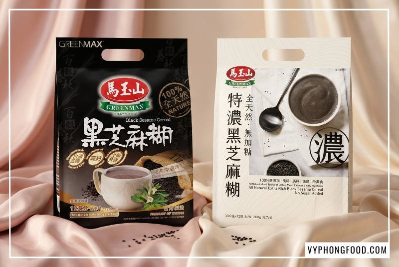 Hình ảnh minh họa cách dùng bột mè đen cho mẹ bầu vào mỗi buổi sáng giúp ngừa táo bón hiệu quả. Sản phẩm bột ngũ cốc dinh dưỡng từ mè đen Greenmax Đài Loan an toàn cho tam cá nguyệt thứ nhất.