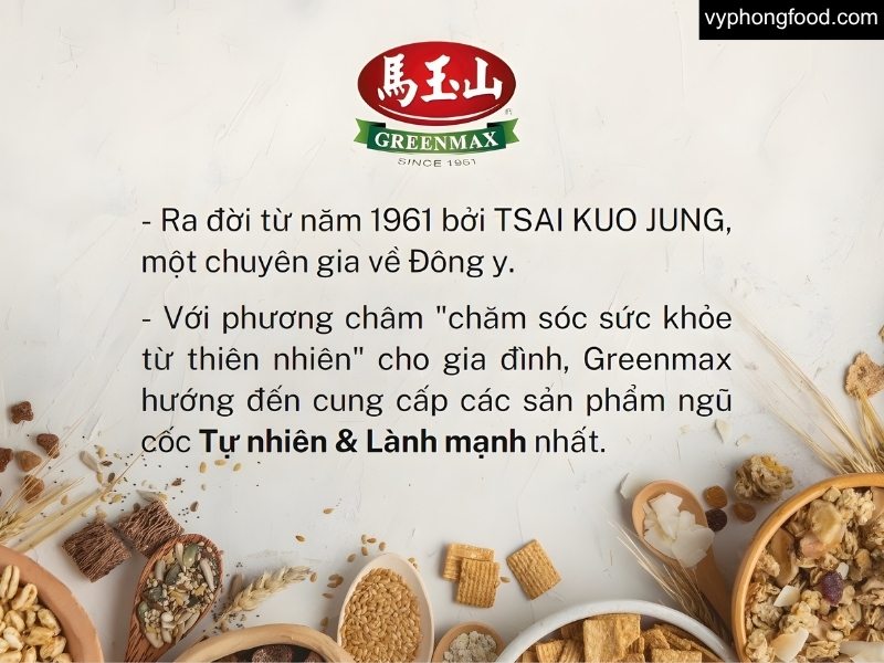 bột ngũ cốc dinh dưỡng Greenmax Đài Loan, lựa chọn cân bằng dinh dưỡng thông minh cho phụ nữ hiện đại