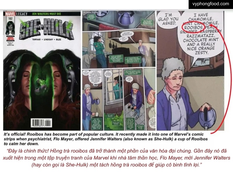 local celebrity rooibos tea makes it into marvel comics vyphongfood.com south african rooibos tea African Dawn herbal tea for sleep for weightloss official import