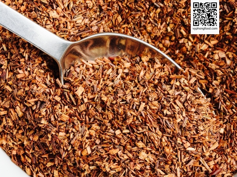 Image of African Dawn rooibos tea from Cederberg, South Africa, highlighting its PDO-protected origin, premium quality, and official import distribution by vyphongfood.com.