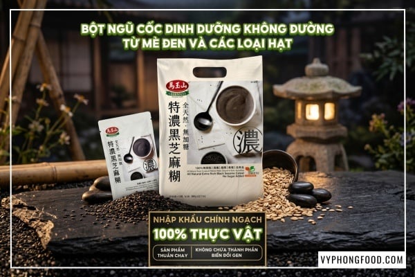 Ly bột ngũ cốc dinh dưỡng không đường Greenmax Đài Loan thơm ngon bên cạnh các loại hạt tự nhiên, minh chứng thực tế cho việc bột ngũ cốc đài loan có tốt không đối với bệnh nhân tiểu đường.