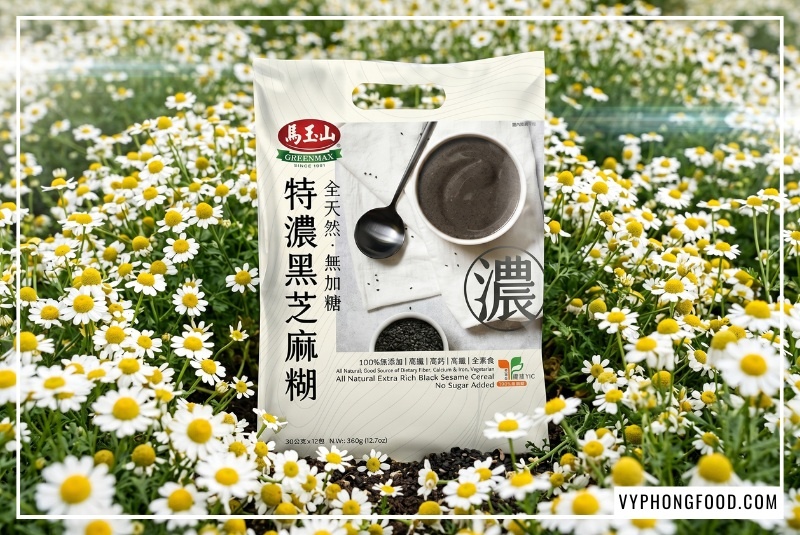Ly bột ngũ cốc dinh dưỡng Greenmax từ mè đen ấm áp giàu dinh dưỡng giúp xoa dịu trầm cảm sau sinh và cải thiện suy nhược cơ thể cho mẹ bỉm.