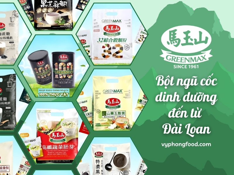 Mẹ bầu pha bột ngũ cốc dinh dưỡng ấm trong bếp, bày yến mạch; gạo lứt; đậu đen; mè đen; hạt ý dĩ; hạt lanh; óc chó - minh họa cho câu hỏi “bầu uống ngũ cốc được không” và cách chọn ngũ cốc nguyên cám, ít đường.