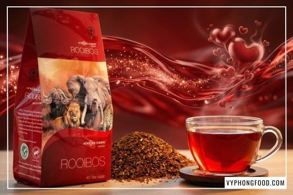 trà rooibos mua ở đâu chính hãng african dawn và tốt cho tim mạch.