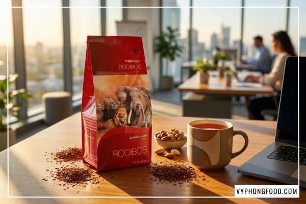 trà rooibos mua ở đâu chính hãng african dawn và tốt cho tim mạch.