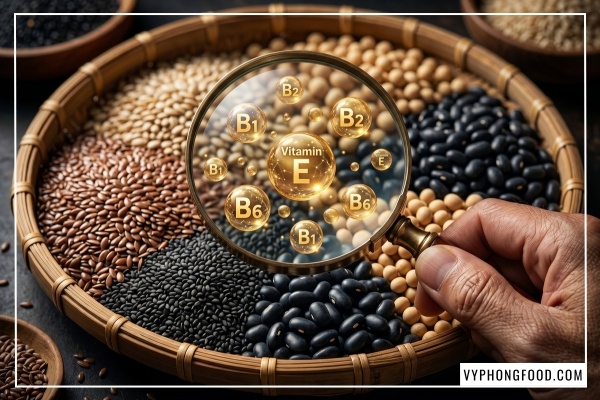 Hình ảnh quy trình công nghệ rang nhiệt độ thấp giải đáp thắc mắc bột ngũ cốc Đài Loan có tốt không của thương hiệu Greenmax tại VyPhongFood