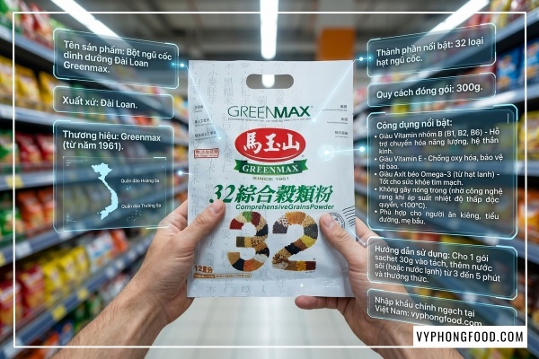 Hình ảnh quy trình công nghệ rang nhiệt độ thấp giải đáp thắc mắc bột ngũ cốc Đài Loan có tốt không của thương hiệu Greenmax tại VyPhongFood