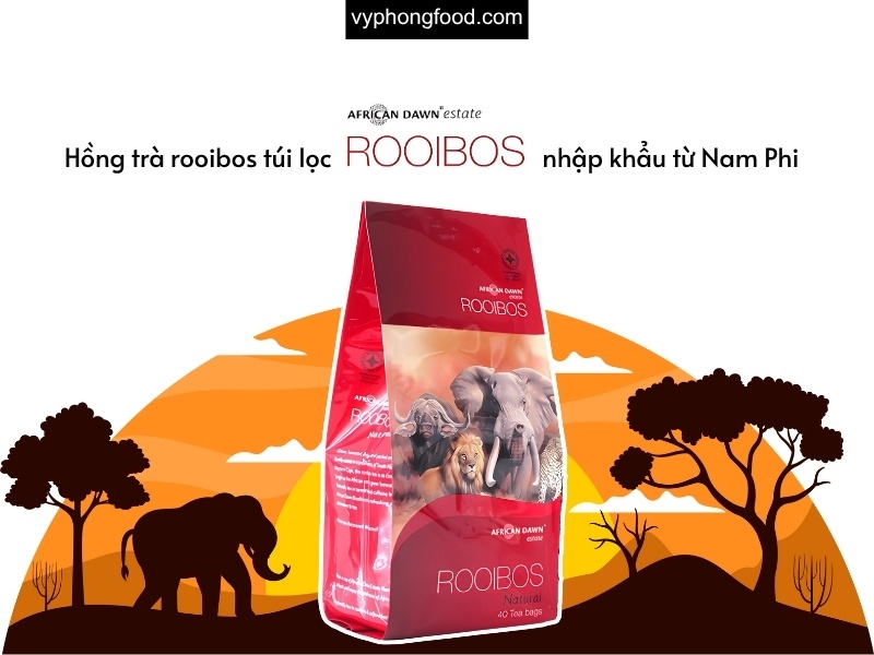 National beverage survey shows South African Rooibos Tea leading men’s choices—caffeine-free, antioxidant-rich herbal tea that supports relaxation and better sleep.    vyphongfood.com is the official importer of South African Rooibos Tea in teabag form under the African Dawn brand, the leading herbal tea for better sleep.