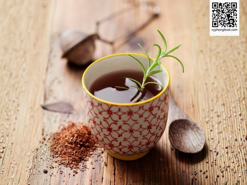 Image showing rooibos tea, the only herbal plant that grows naturally in South Africa within the Fynbos ecosystem, rich in antioxidants and caffeine free, traditionally used by the Khoi San people.