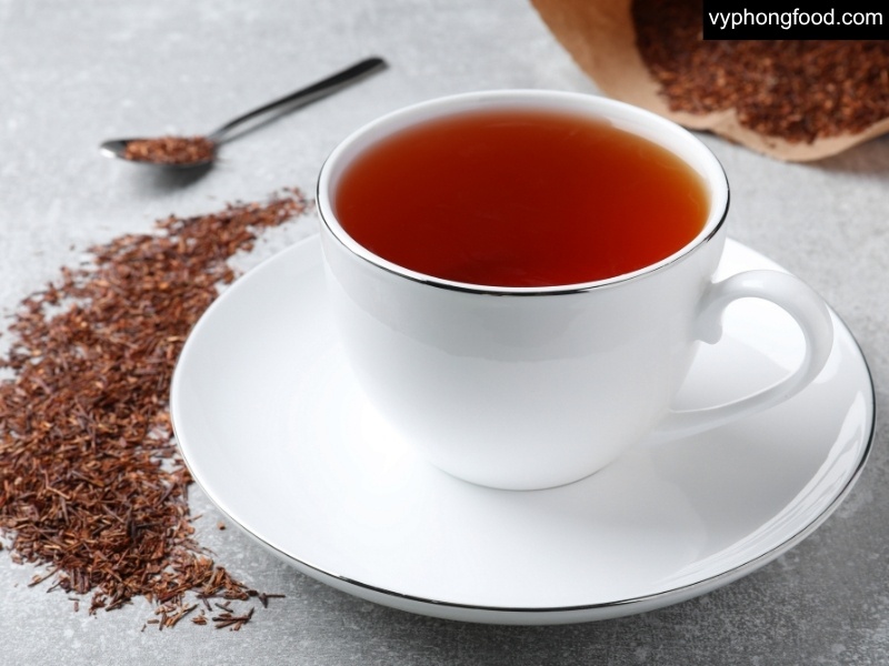 Ảnh minh họa Hồng trà rooibos Nam Phi túi lọc, trà thảo mộc không caffeine, ít tannin, giàu chất chống oxy hóa, hỗ trợ giấc ngủ, sức khỏe tim mạch và kiểm soát đường huyết.