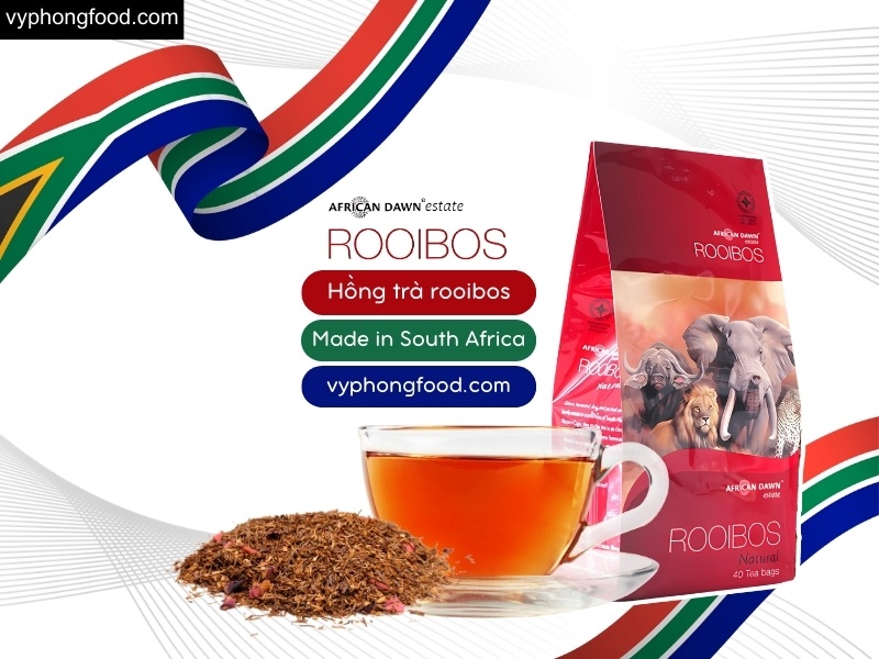 South African Rooibos Tea breakthrough in cosmetic and health applications, antioxidant polyphenols, African Dawn herbal tea for better sleep