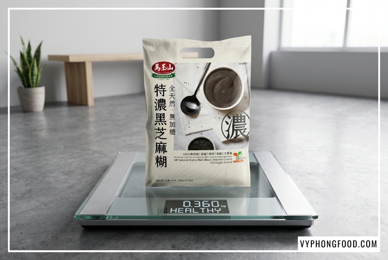 Hướng dẫn cách dùng bột mè đen cho phụ nữ sau sinh giúp giảm cân khoa học, phục hồi sức khỏe sau sinh và lợi sữa đặc sánh cùng bột ngũ cốc dinh dưỡng không đường Greenmax Đài Loan chính hãng từ Vy Phong Food.