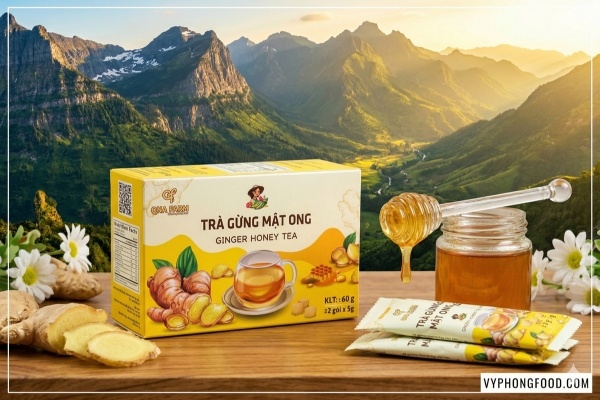 Công dụng của trà gừng với mật ong giúp giải cảm và tăng sức đề kháng hiệu quả cho cả gia đình vào thời điểm giao mùa..