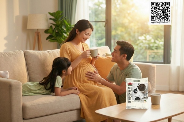 Sản phẩm bột ngũ cốc từ mè đen và các loại hạt Greenmax Đài Loan trên nền thiên nhiên, giúp mẹ bầu lợi sữa và thai nhi phát triển khỏe mạnh.