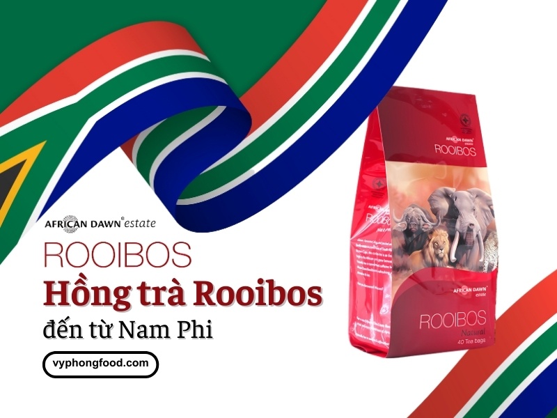 celebrate international tea day with homegrown rooibos vyphongfood.com south african rooibos tea African Dawn herbal tea for sleep for weightloss official import