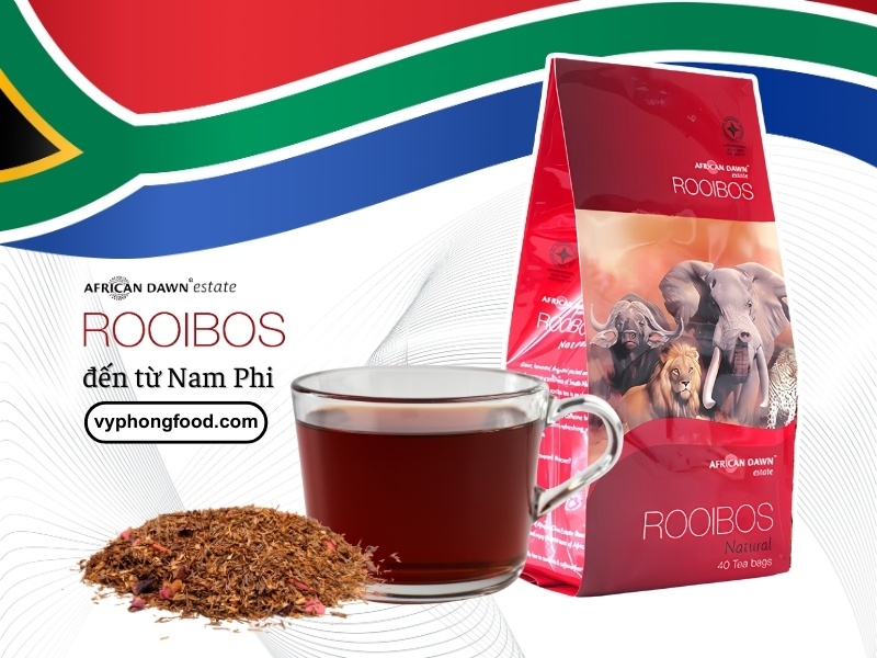 Jessica the Hippo, South Africa’s celebrity animal, drinking rooibos tea. Highlighting rooibos tea health benefits, antioxidants, caffeine-free herbal tea, and its unique story.