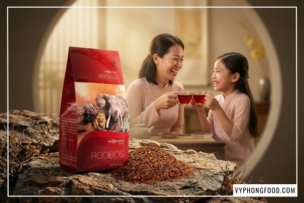 trà rooibos có tác dụng gì cho mẹ và bé.
