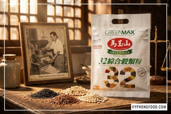 Sản phẩm bột ngũ cốc Đài Loan Greenmax dinh dưỡng 32 loại hạt giúp giải đáp thắc mắc bột ngũ cốc Đài Loan có tốt không cho người tiêu dùng.