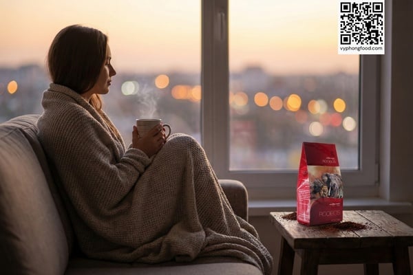 Hộp trà giúp ngủ ngon Rooibos Nam Phi African Dawn dạng túi lọc hỗ trợ trị mất ngủ, giảm căng thẳng và làm đẹp da tự nhiên.