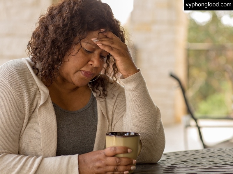 Cup of South African Rooibos (Red Bush) tea from the Cederberg, a caffeine-free herbal tea for menopause with aspalathin antioxidants supporting sleep, heart, and bone health.