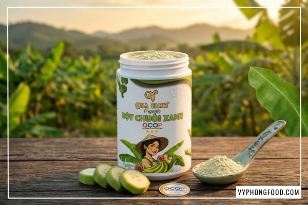 Hướng dẫn mix bột chuối xanh cùng sinh tố, sữa chua cho bữa sáng healthy, no lâu, không chứa gluten cho dân công sở.