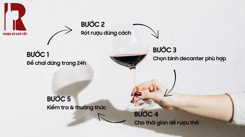 Các bước lọc rượu vang tại nhà