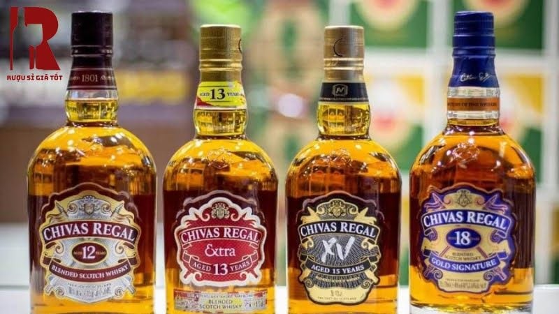 So sánh giá Chivas 13 so với các loại Chivas khác
