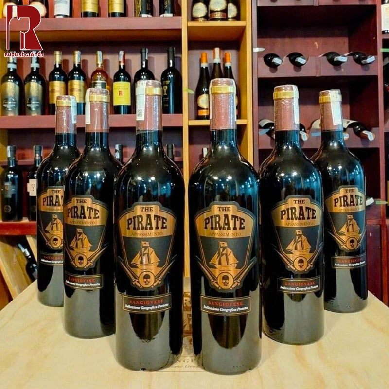 Rượu Vang Ý Đỏ The Pirate Appassimento Sangiovese IGP