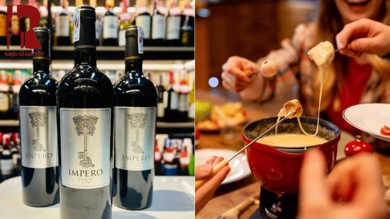 Vang Ý chìa khoá vàng Impero Negroamaro Sangiovese