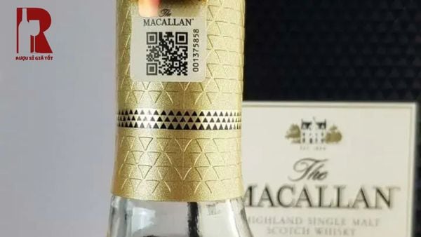 Cách phân biệt rượu Macallan 12 thật giả tem 3D mã chai
