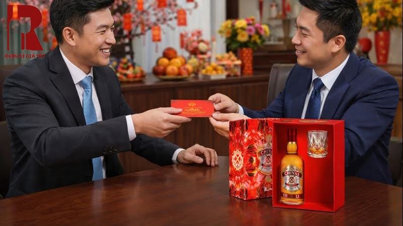 Rượu Tết tặng sếp