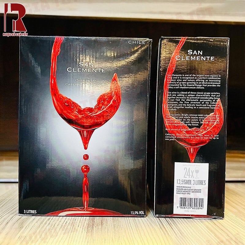 Rượu Vang Bịch Chile San Clemente Blend