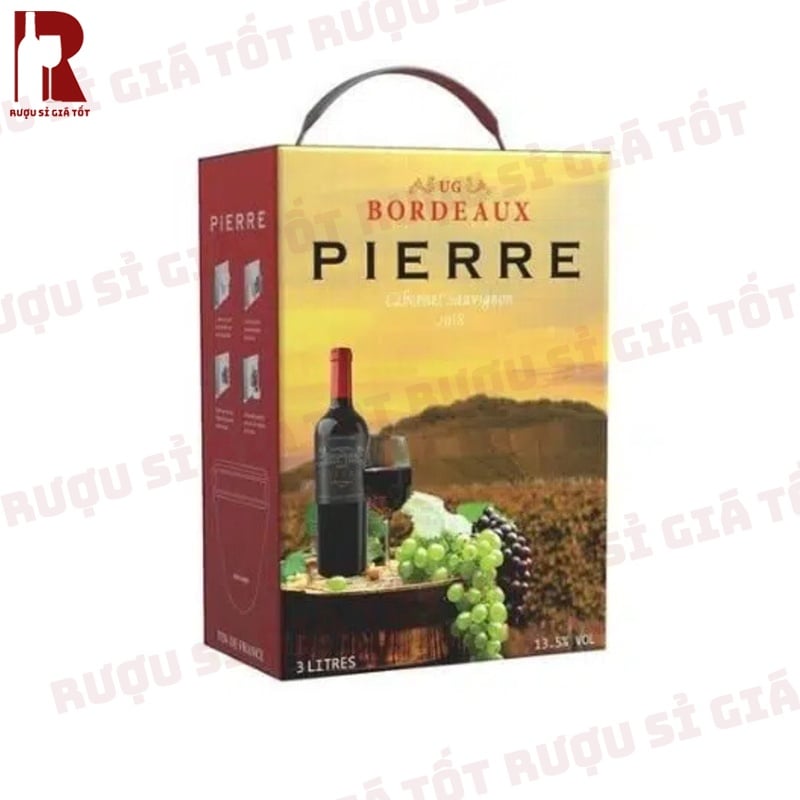 Rượu Vang Bịch Pierre Bordeaux