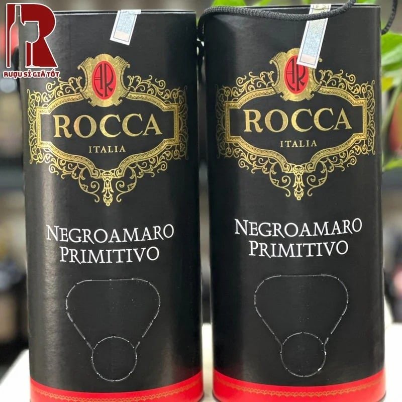 Rượu Vang Bịch Ý Rocca Negroamaro Primitivo