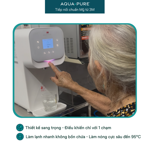 Review máy lọc nước để bàn 3M Aquapure HCD-3C