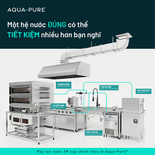3M DP190 lọc nước công suất lớn kết nối đa thiết bị