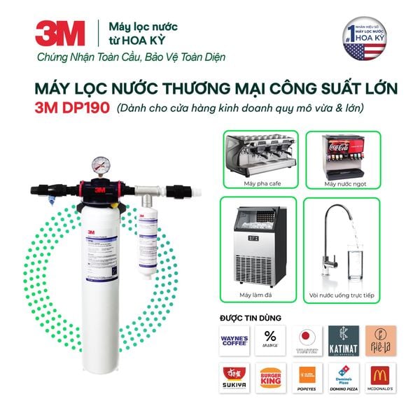 Máy lọc nước quán cafe lớn 3M DP190